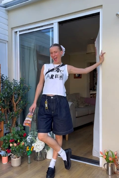 Aries, Damson madder, Uniqlo, Longchamp, Adidas, Apc, Agolde, Asos, summer outfit, denim shorts, bermuda shorts, bubble dress, oversized shirt, denim jacket, street style, street wear, casual outfits 

#LTKeurope #LTKstyletip #LTKsummer