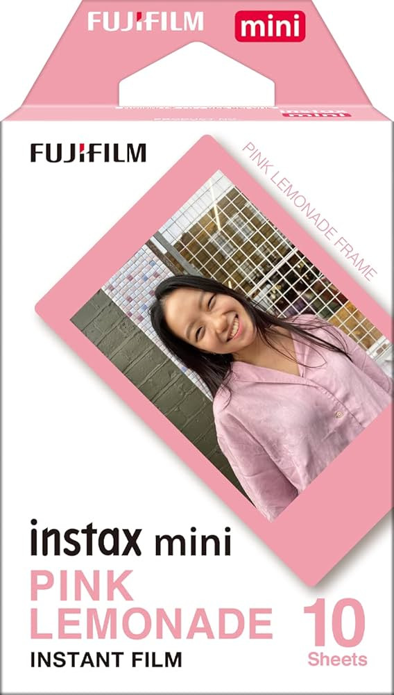 FUJIFILM Instax Mini Pink Lemonade Film - 10 Exposures | Amazon (US)