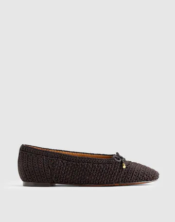 The Hester Flat in Crochet | Madewell