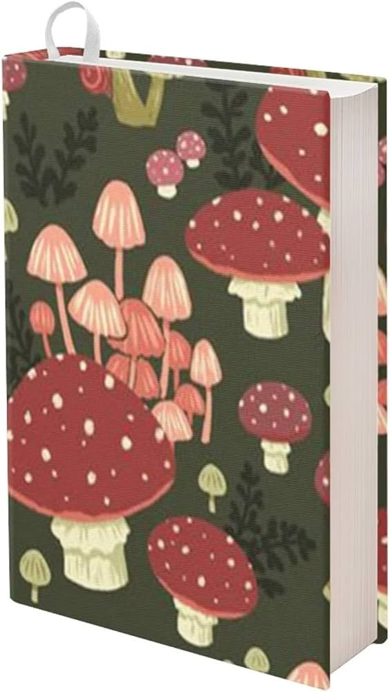 Mushroom Book Covers Stretchable Book Cover for Paperback, School Book Protector Book Sox Reusabl... | Amazon (US)