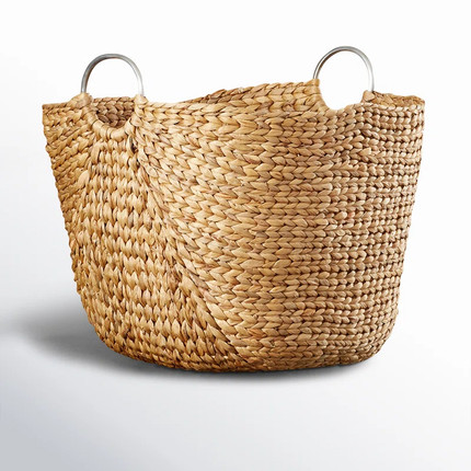 Birch Lane Seagrass Handmade Woven Storage Basket