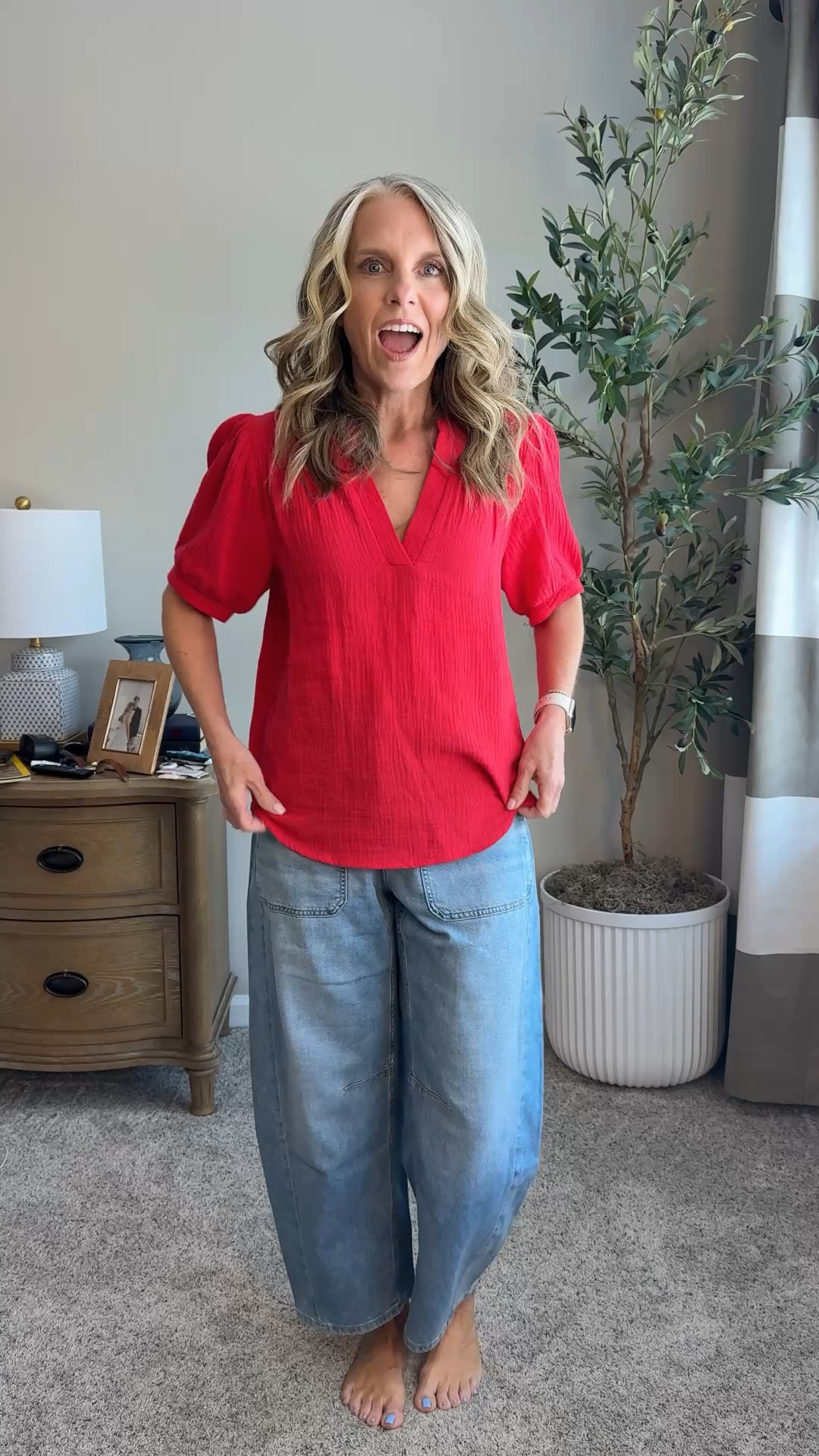 Use code LISAXSPANX on your first Spanx purchase. I’m wearing PS in these FABULOUS jeans. Perfect summer weight. They feel more like the comfort level
Of the Ruti pants. IYKYK

#LTKMothersDay #LTKootd #LTKgrwm