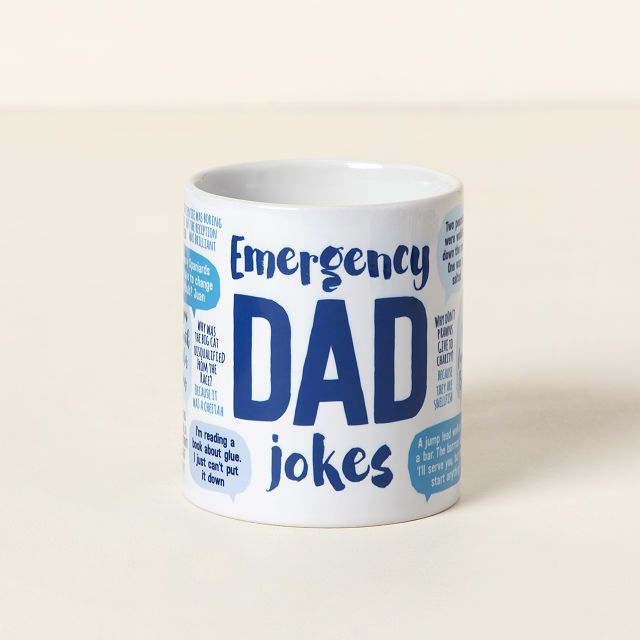 Emergency Dad Jokes Mug​ | UncommonGoods