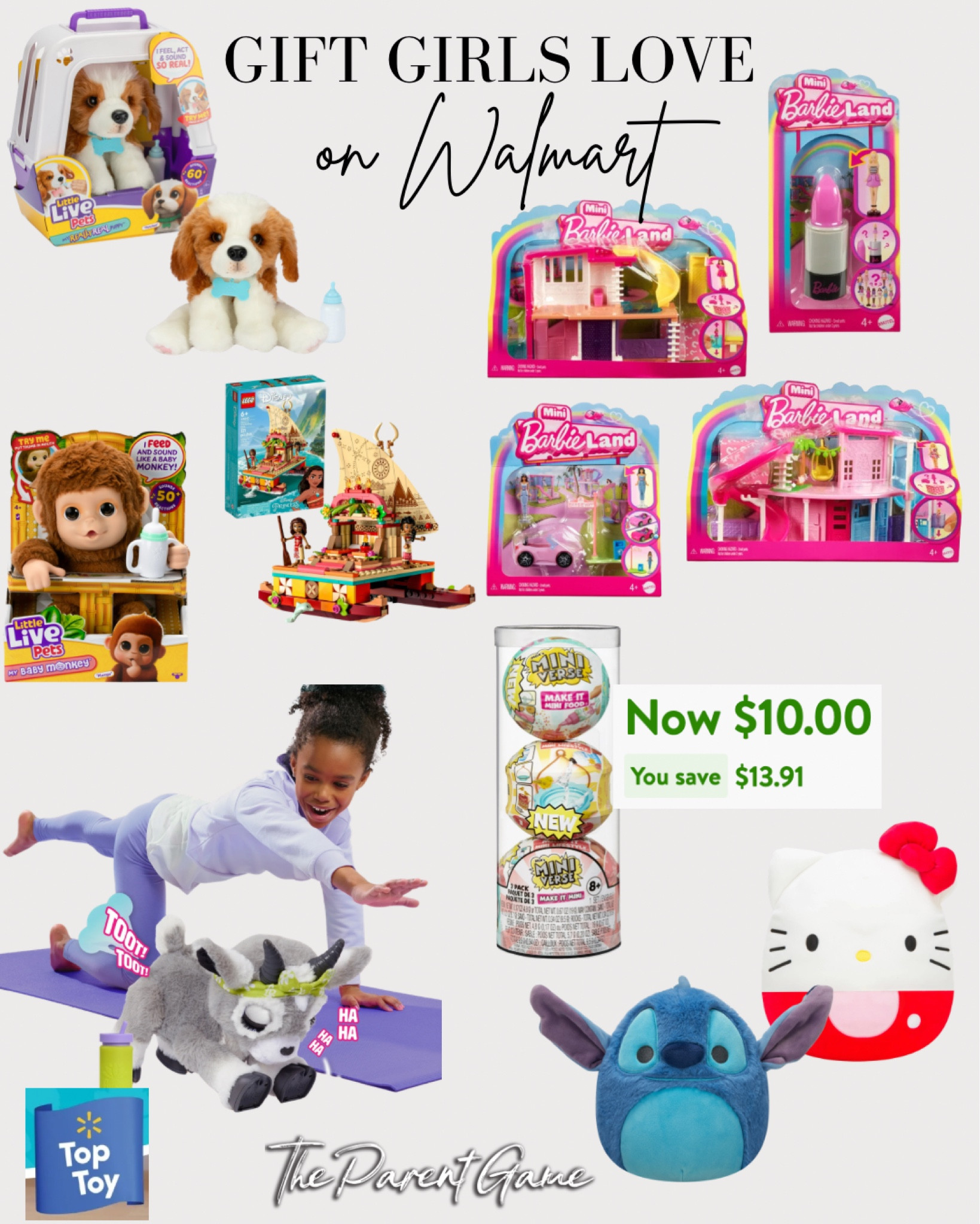 #WalmartPartner Get your hands on the cutest viral sensations that little girls will love on Walmart. The FurReal Yoga Goat has quickly become the IT toy of the year and I know a bunch of little girls who would adore the new Mini Barbieland line! Walmart is your one stop shop for all things holiday and they've got you covered with toys your little lady will love @Walmart #Walmart #WalmartToys

#LTKGiftGuide #LTKHoliday #LTKKids