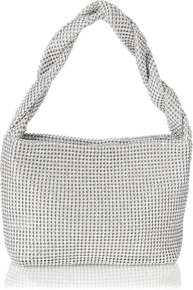 The Drop Women's Anusha Rhinestone Twisted Handle Shoulder Bag | Amazon (US)