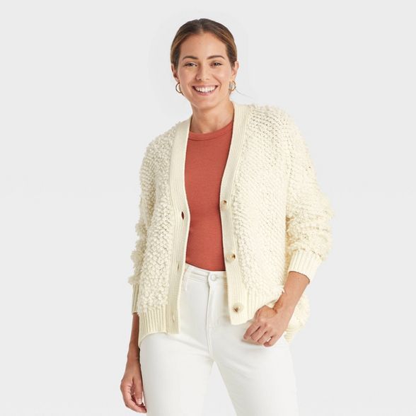 Women's Loop Stitch Cardigan - A New Day™ | Target