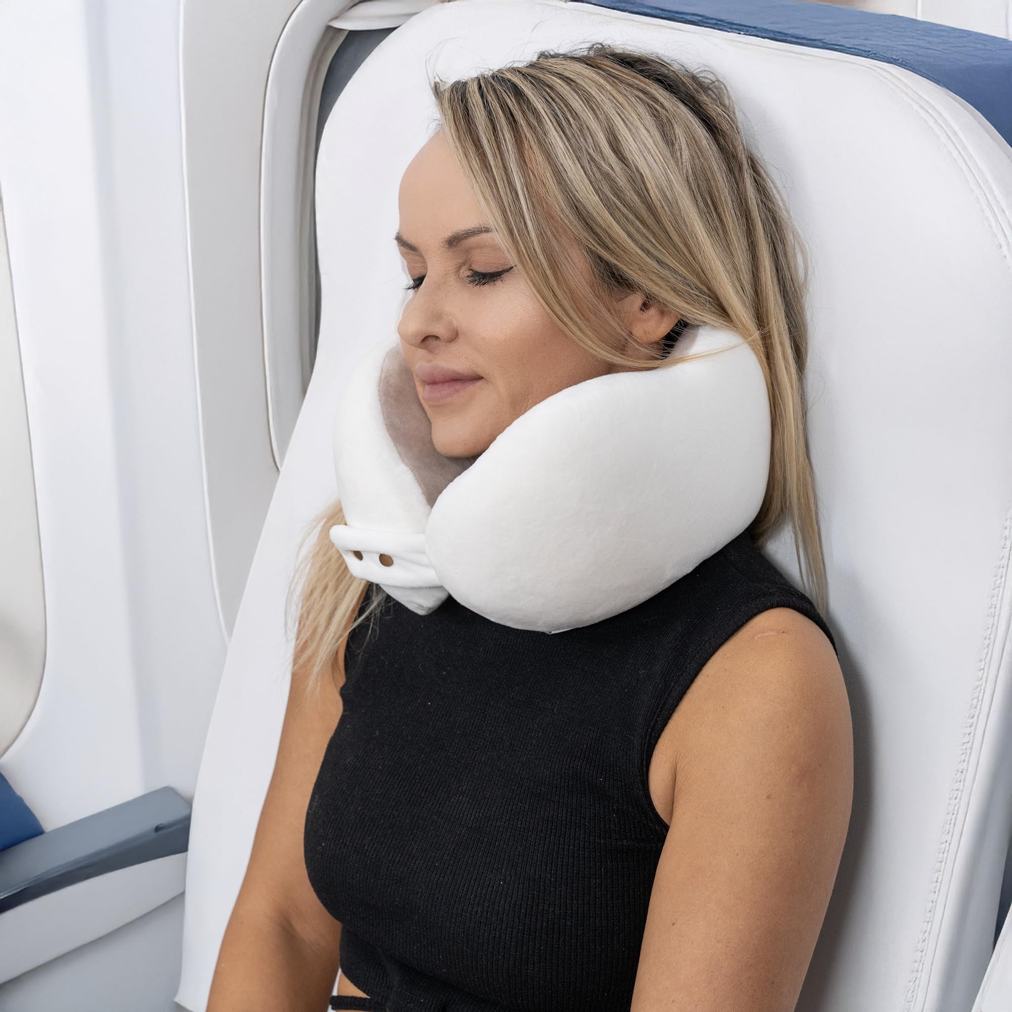 Women's Small Fitted Neck Pillow for Traveling, Memory Foam Travel Pillow, Travel Neck Pillows fo... | Amazon (US)