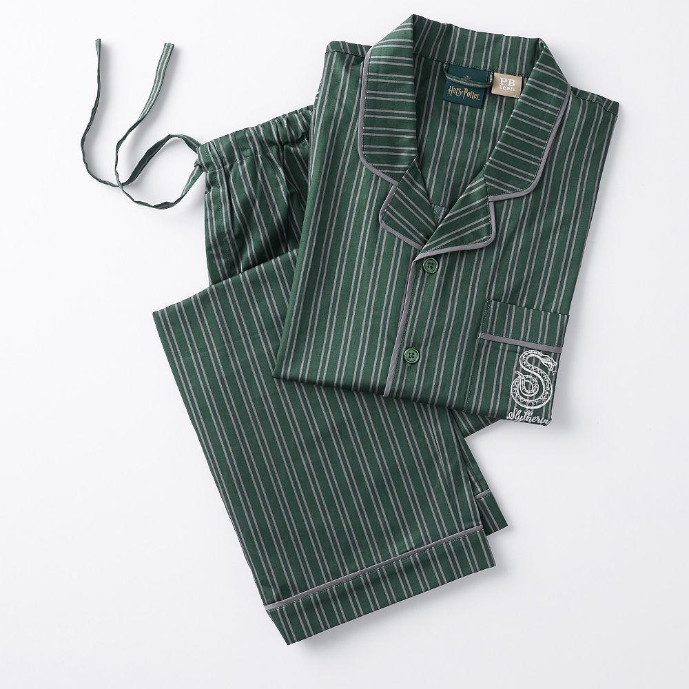 Harry Potter™ Slytherin™ House Pajama Set | Pottery Barn Teen