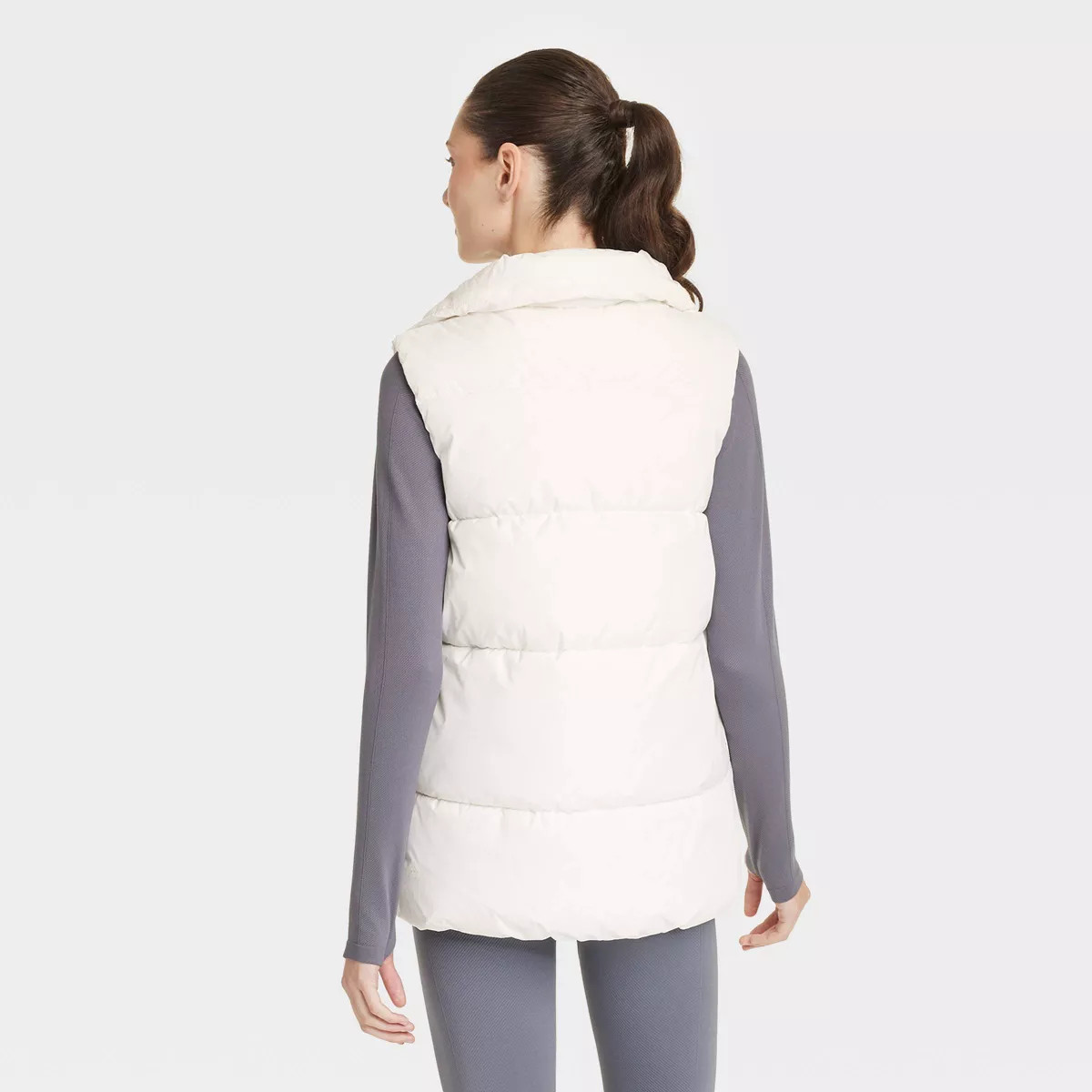 Women's Long Puffer Vest - All In Motion™ | Target