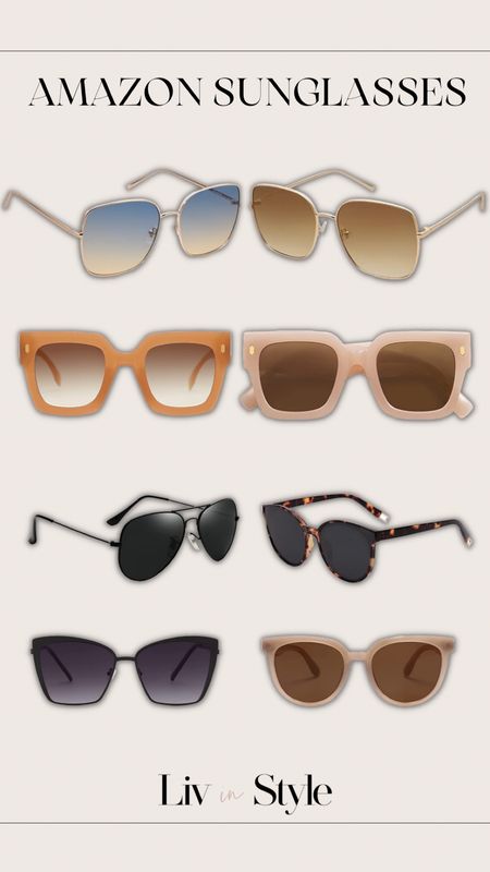 Amazon sunglasses. 

#LTKSeasonal #LTKsalealert #LTKstyletip
