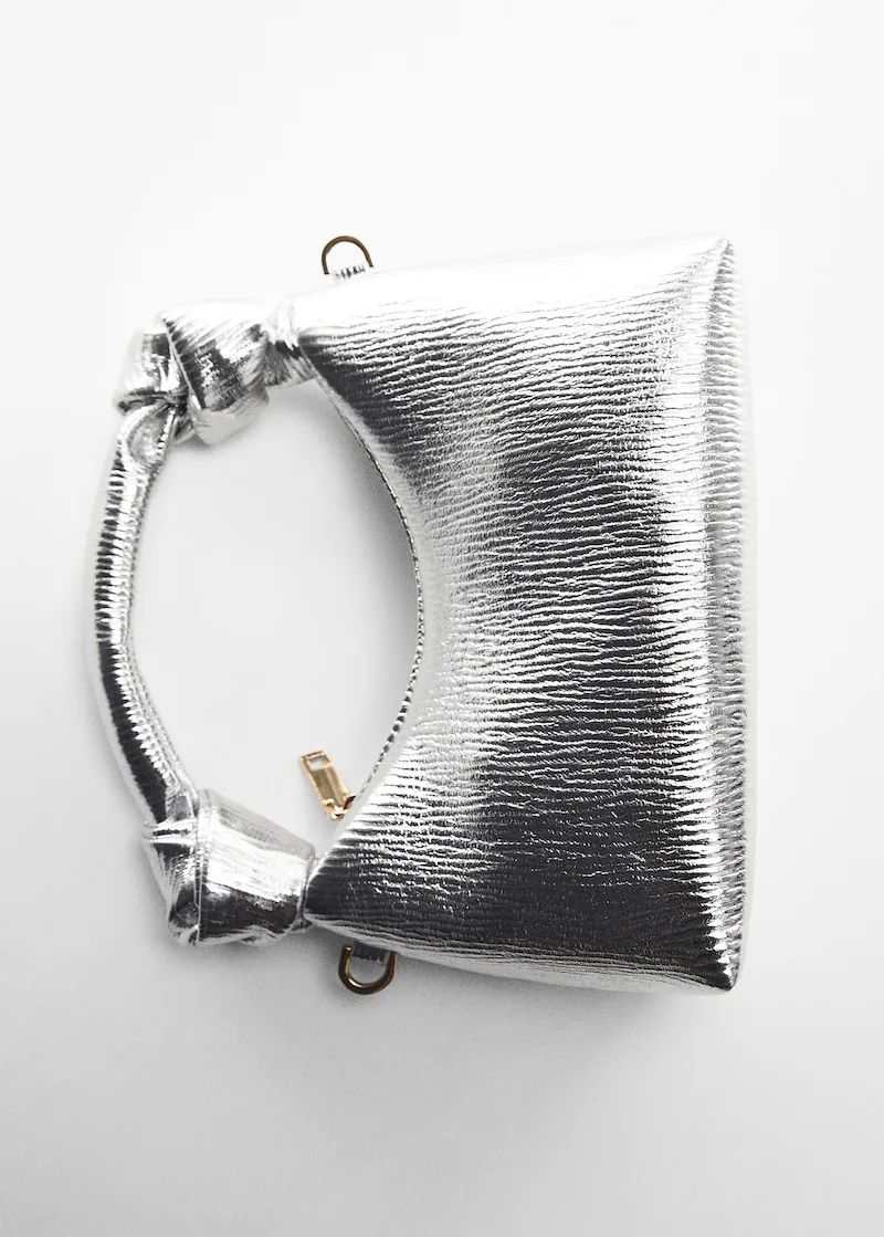 Shoulder bag with decorative stitching | MANGO (UK)
