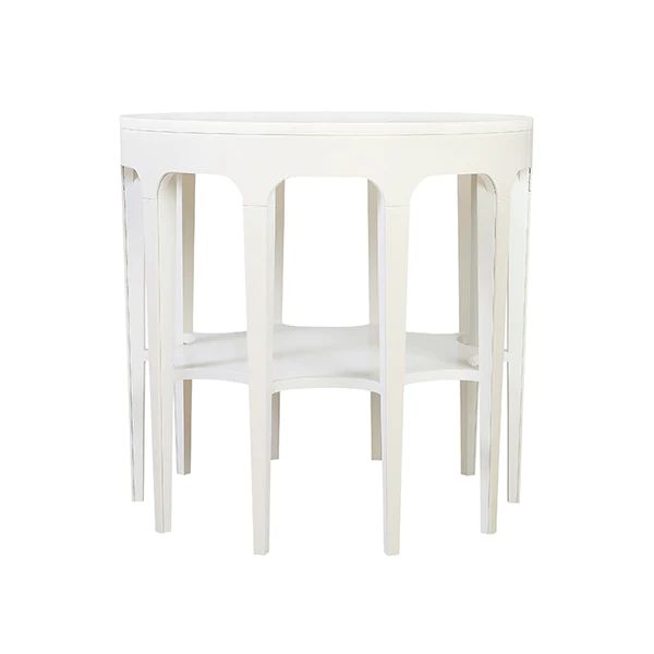 Beaumont Side Table in Creme | Caitlin Wilson Design
