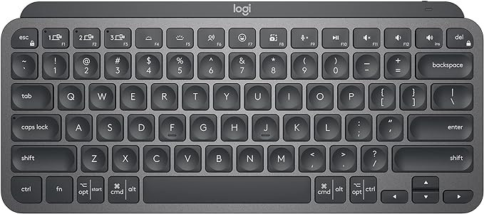 Logitech MX Keys Mini Minimalist Wireless Illuminated Keyboard, Compact, Bluetooth, Backlit, USB-... | Amazon (US)