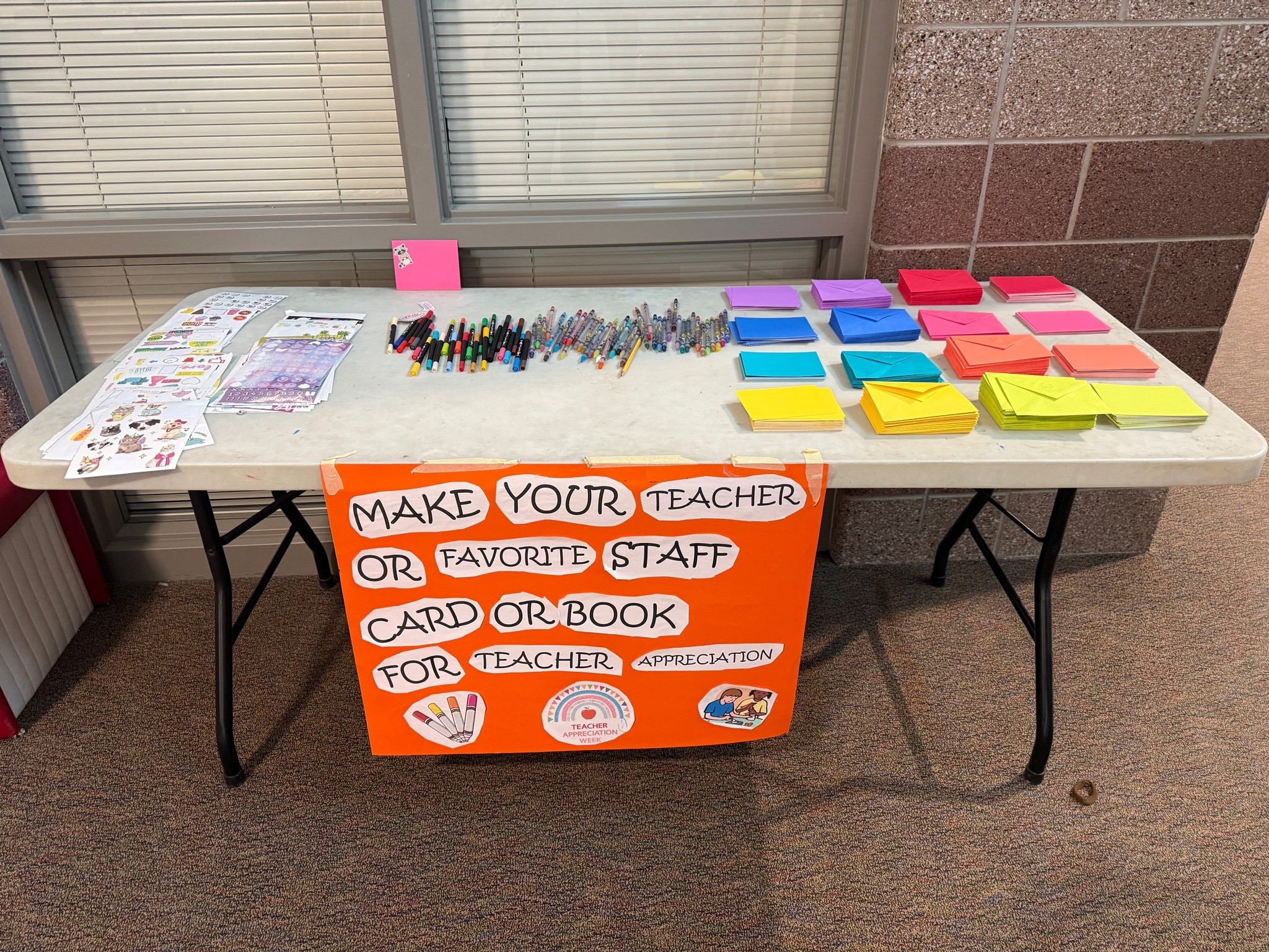 Any easy idea for teacher appreciation week! Set up a table with cards, markers, and stickers. And let students make their teacher a card!

#LTKmomlife #LTKKids #LTKSeasonal