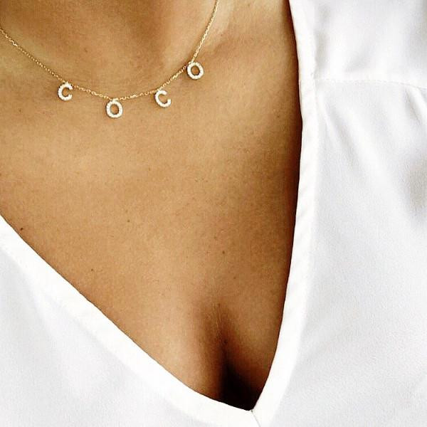 Perfect Pair- Personalized Necklace Duo: Custom Name Necklace & Greek Goddess Coin | The Sis Kiss