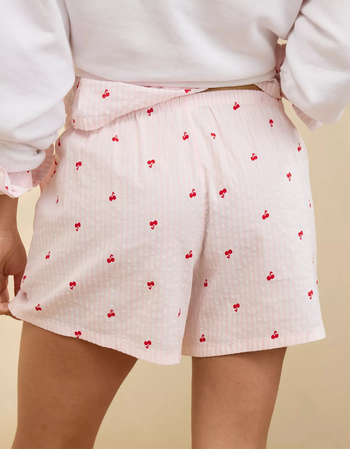 Aerie Off-Duty Seersucker Boxer | Aerie