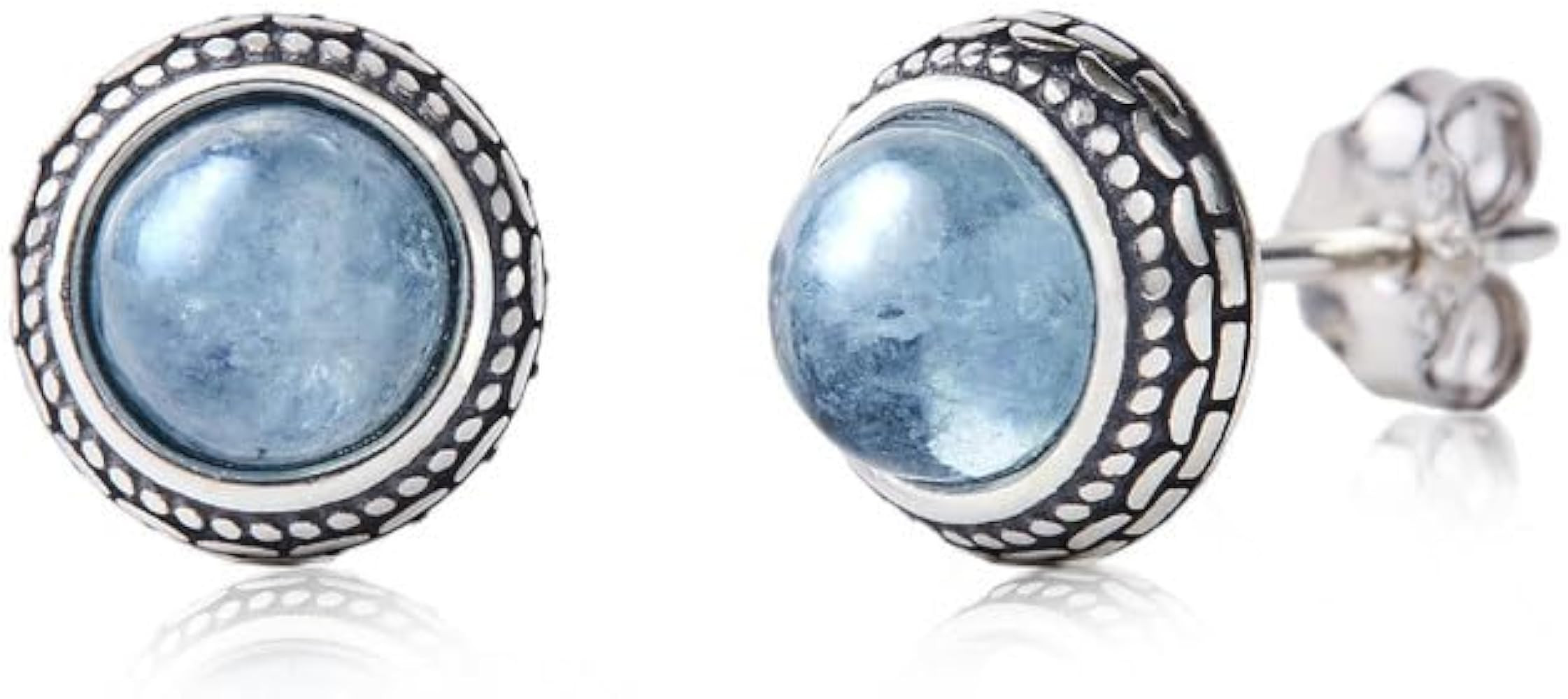 Aesthetic Crystal Birthstone Silver Earrings Meaningful Gift Jewelry for Her Women Fashion Wester... | Amazon (US)