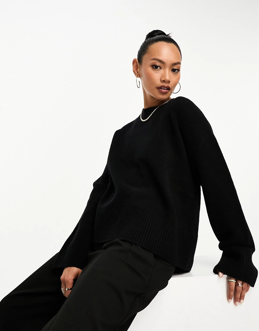 & Other Stories crew neck sweater in black | ASOS (Global)
