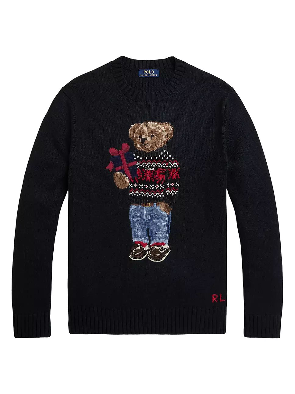 Bear Cotton Crewneck Sweater | Saks Fifth Avenue