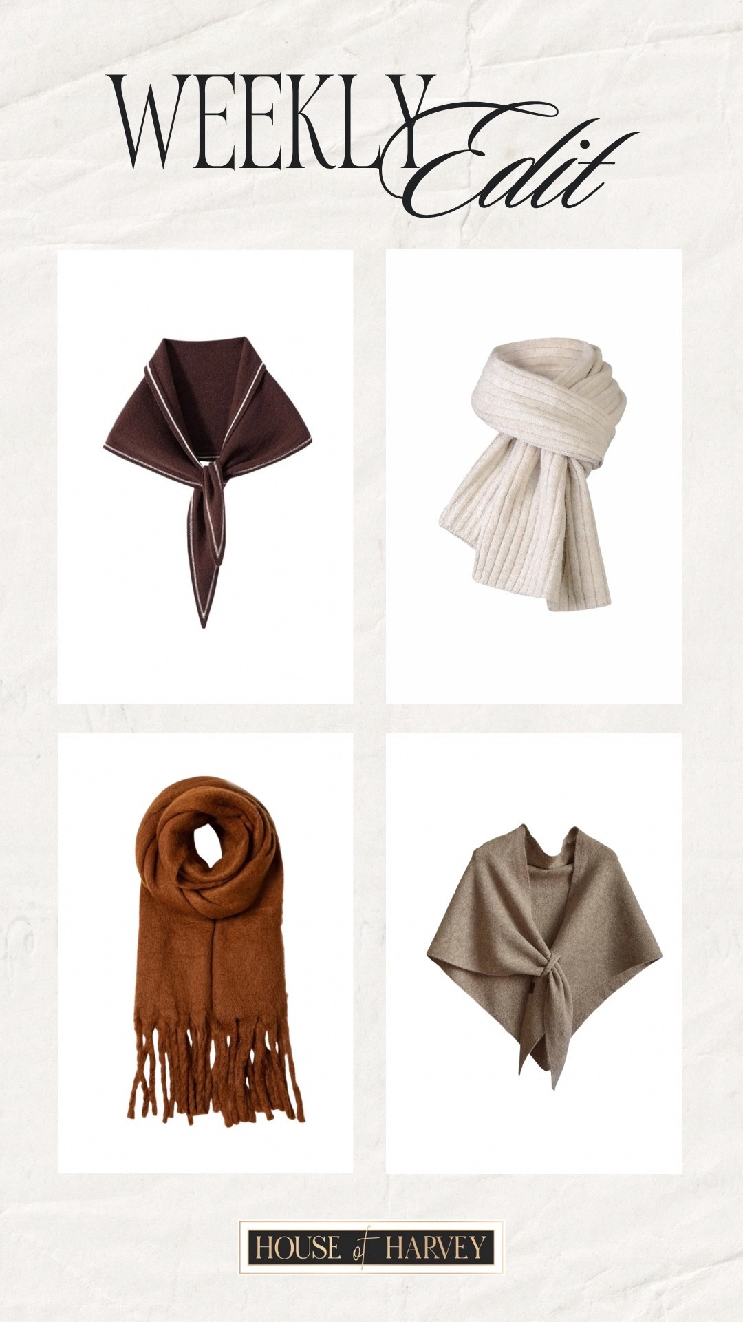 WEEKLY EDIT—This week focuses on styling oversized knits, trench coats, chunky scarves, and tailored blazers together. Everyday basics transform into styled looks when layered with intention. Perfect for that in-between season where warmth meets style. I found the best pieces all on Amazon that embody this style vibe! All of these chunky scarves are so cozy and chic too! I especially love the trendy triangle shape for fall. Linked ⬆️

#ltkcreator #ltkfinds #ltkwatchnow #amazon #amazonfinds #amazonfashion #fall #falloutfits #fallfinds #fallfashion #scarves #trianglescarf 

#LTKStyleTip #LTKootd #LTKFindsUnder100