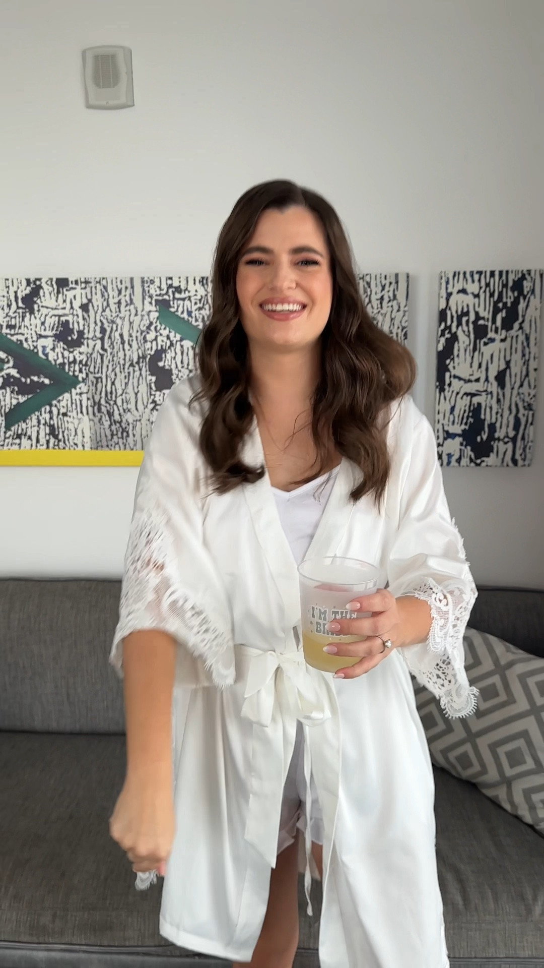 Wedding morning getting ready outfit for the bride! 💍🥂

#LTKfindsunder50 #LTKwedding #LTKVideo