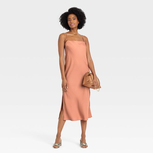 Women's Apron Slip Dress - A New Day™ | Target