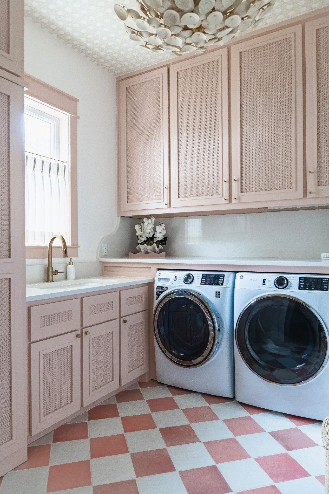Who says laundry rooms can’t be pink?! 🦩Soft pinks, coastal tones, and timeless details. ✨

#LTKSeasonal #LTKSaleAlert #LTKHome