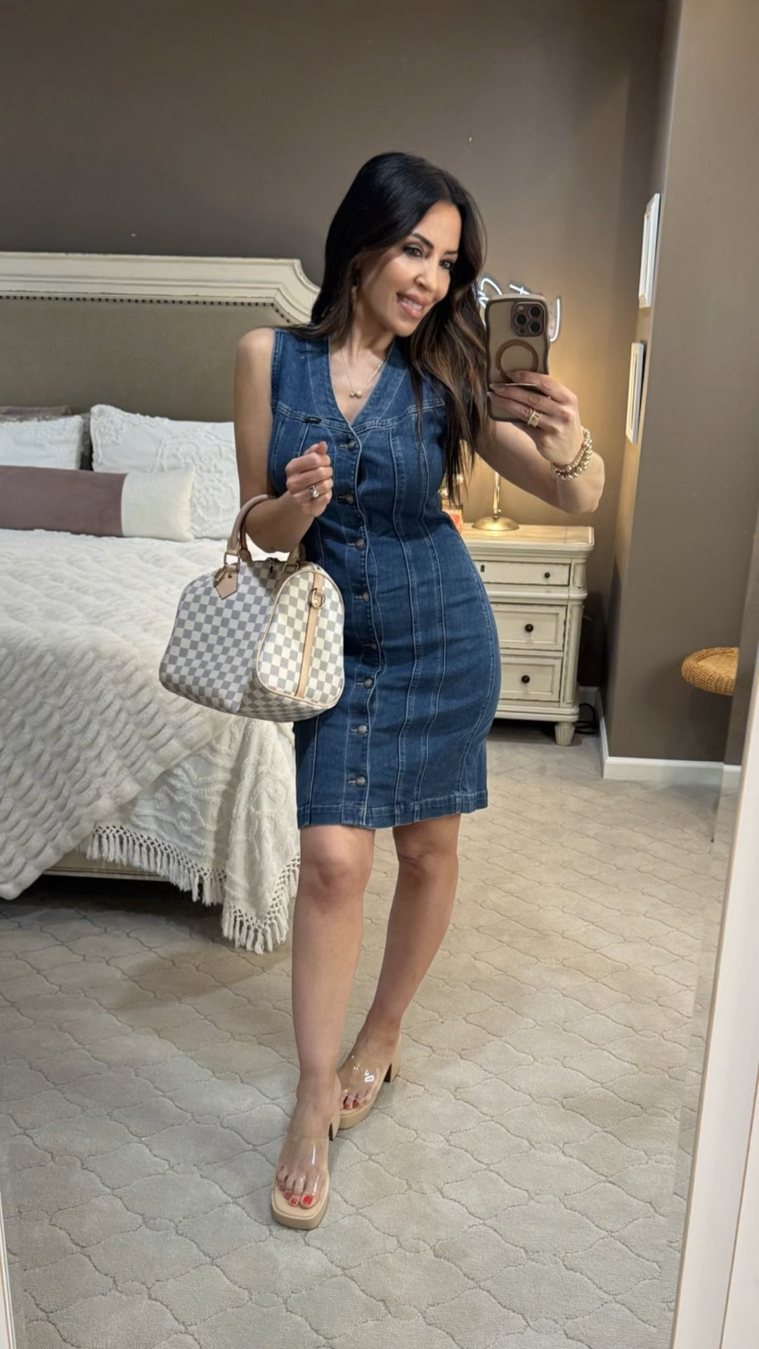 The denim dress trend is here, but the designer price tag? No thanks! 🙅🏻‍♀️ I found this incredible Good American look-alike at Walmart for a fraction of the price. Same flattering fit, same elevated vibe, but under $40! 💙
#walmartstyle

#LTKOver40