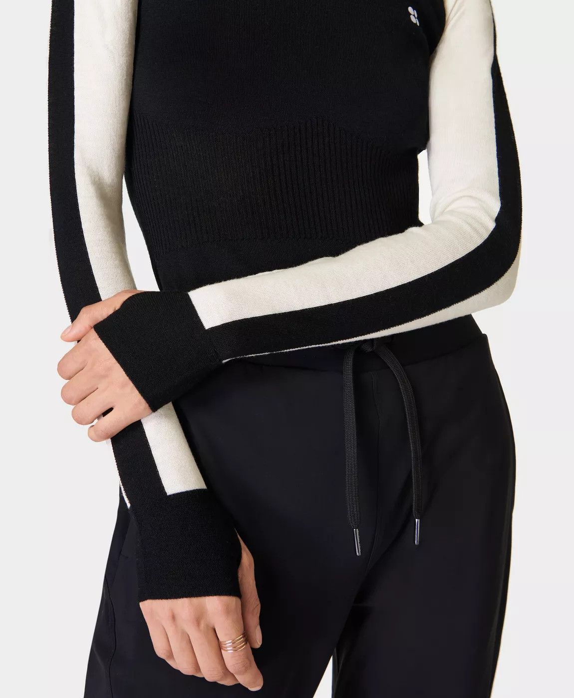 Colour Block Merino Base Layer Top | Sweaty Betty UK