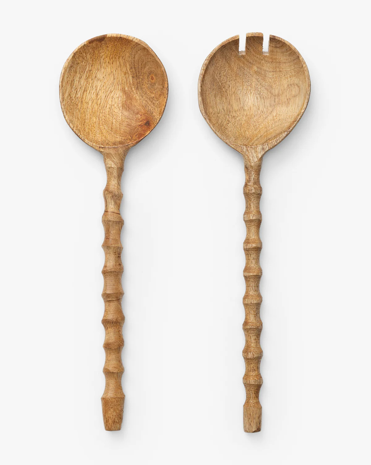 Carved Handled Salad Servers (Set of 2) | McGee & Co. (US)
