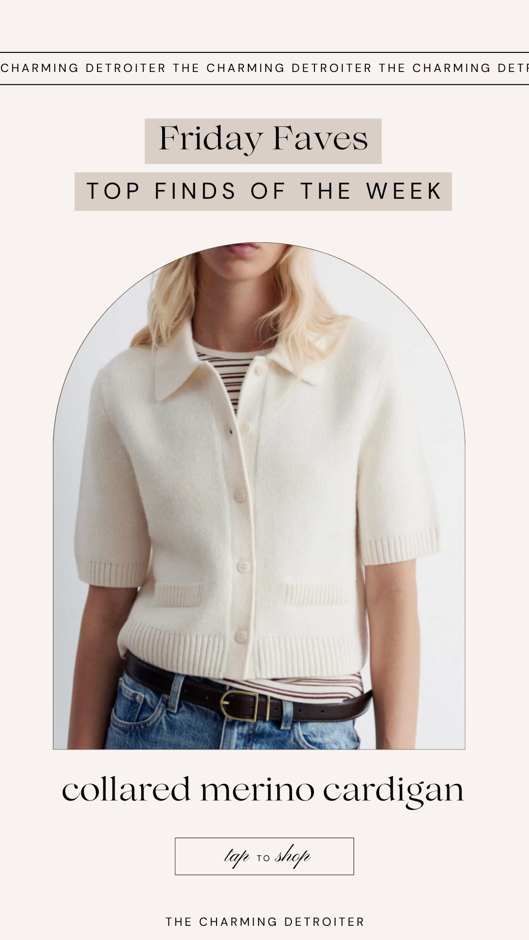 Collared merino wool cardigan sweater for fall

#LTKStyleTip #LTKSeasonal #LTKFindsUnder100