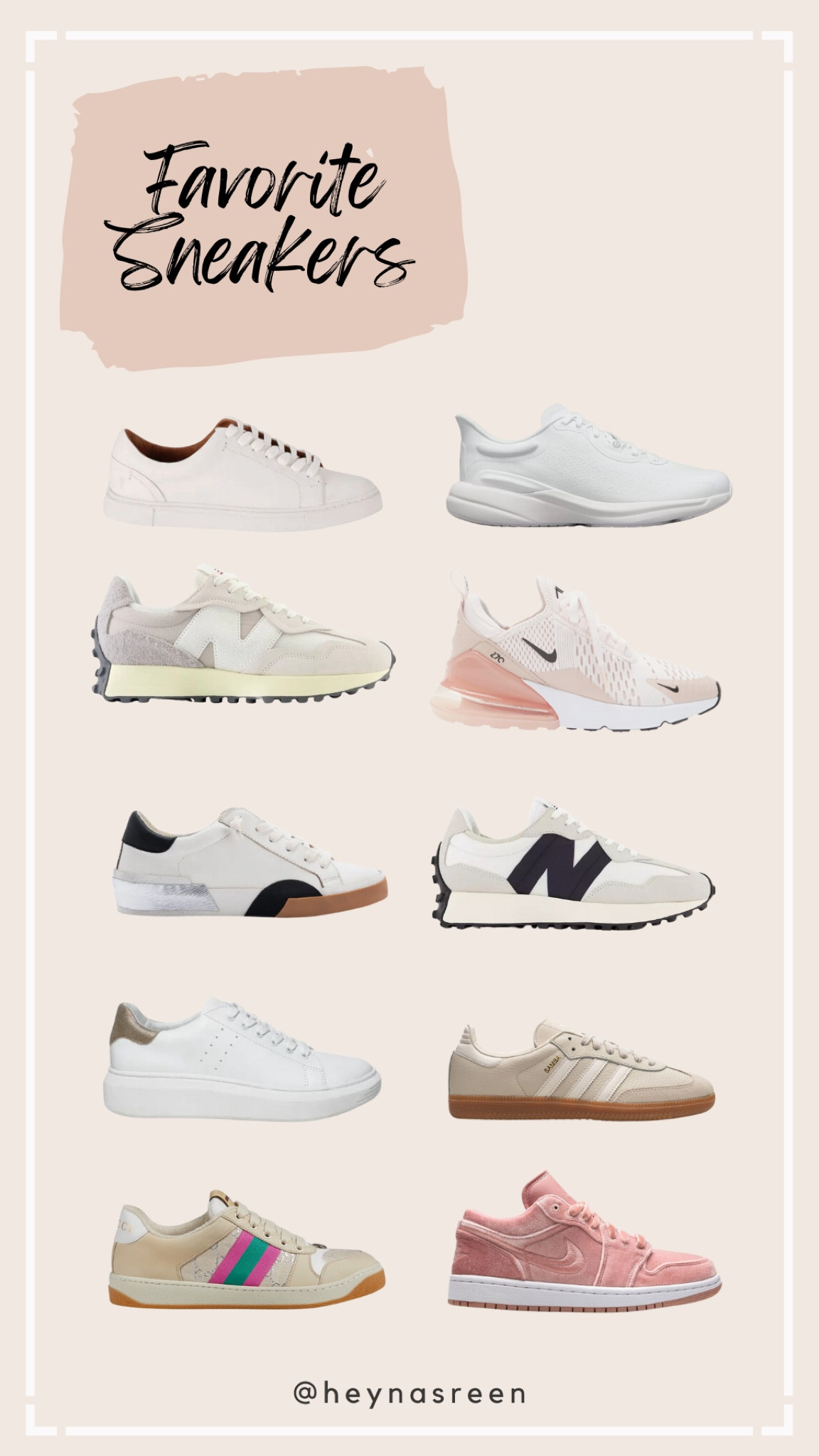 Roundup of sneakers I own and love for casual outfits or workouts.

#LTKstyletip #LTKSeasonal #LTKshoecrush