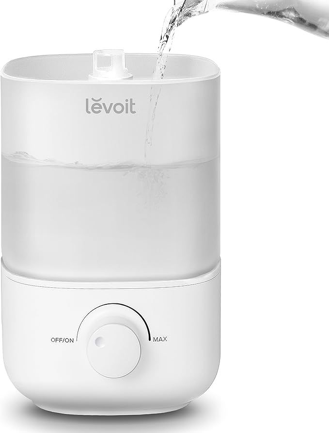 LEVOIT Top Fill Humidifiers for Bedroom, Super Easy to Fill and Clean, 26db Quiet Cool Mist Air H... | Amazon (US)