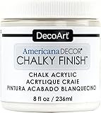 Americana Décor Acrylic Chalky Finish Paint: Everlasting White, 8 oz | Amazon (US)