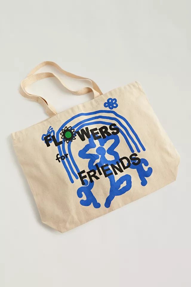 Flowers & Friends Tote Bag | Urban Outfitters (US and RoW)