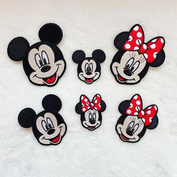 High Quality Mickey Patch and Minnie Patche. Minnie Iron on | Etsy | Etsy (US)