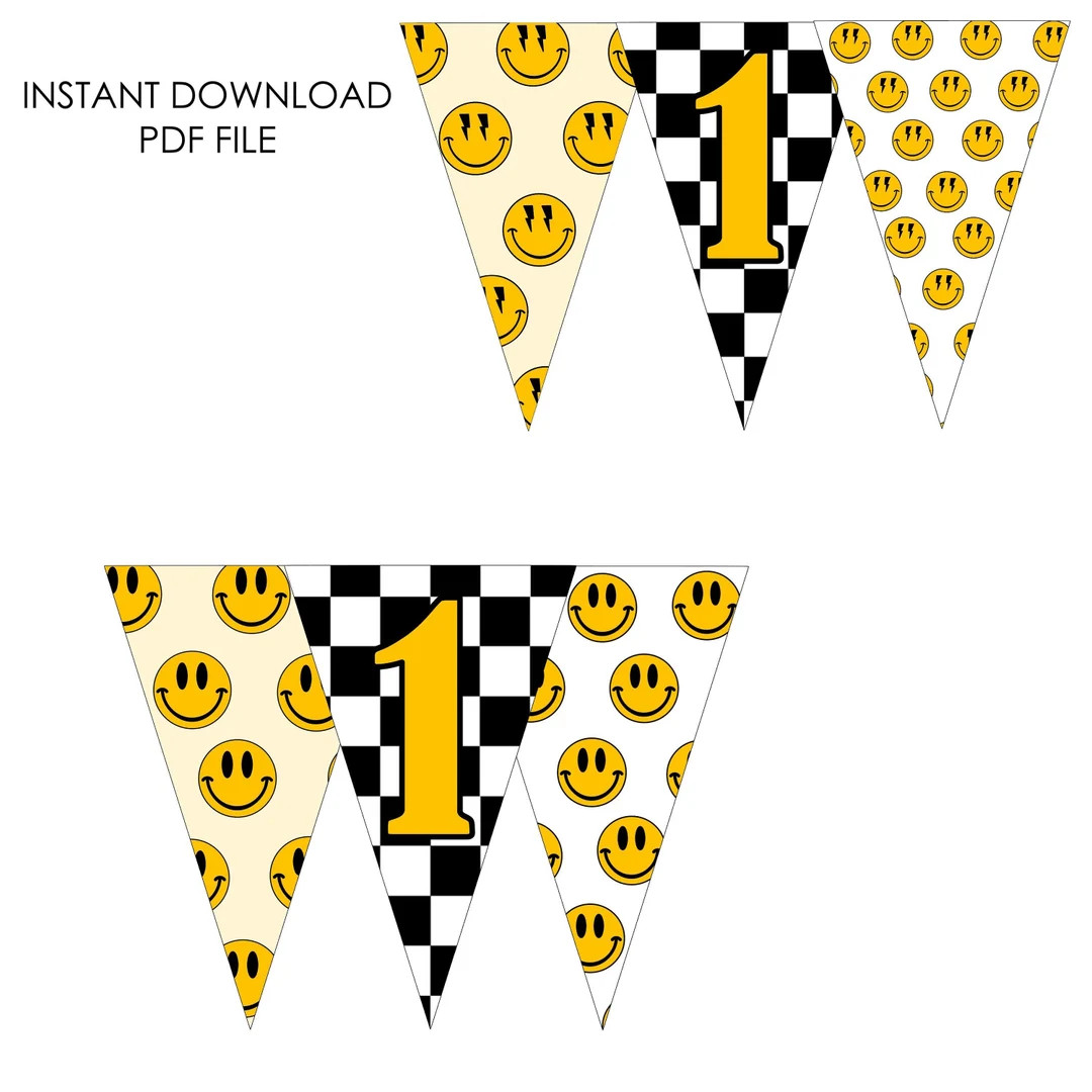 One happy dude Banner, one happy dude , One cool dude, boys first birthday decorations | Etsy (US)