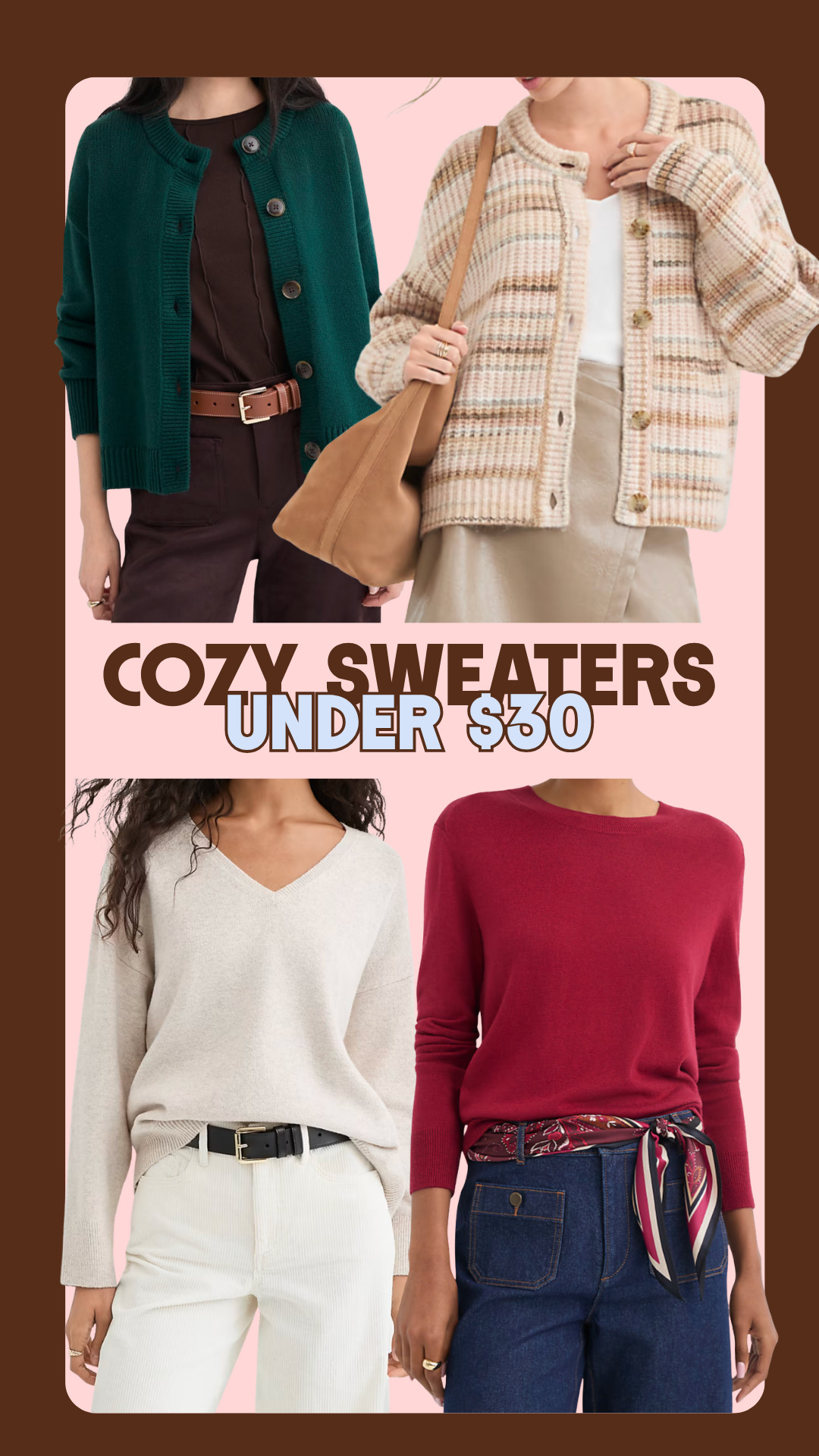 Cozy sweaters under $30 -- ends today!! My favorite petite sweaters staples from Loft! 

 #LTKootd #LTKSeasonal #LTKSaleAlert