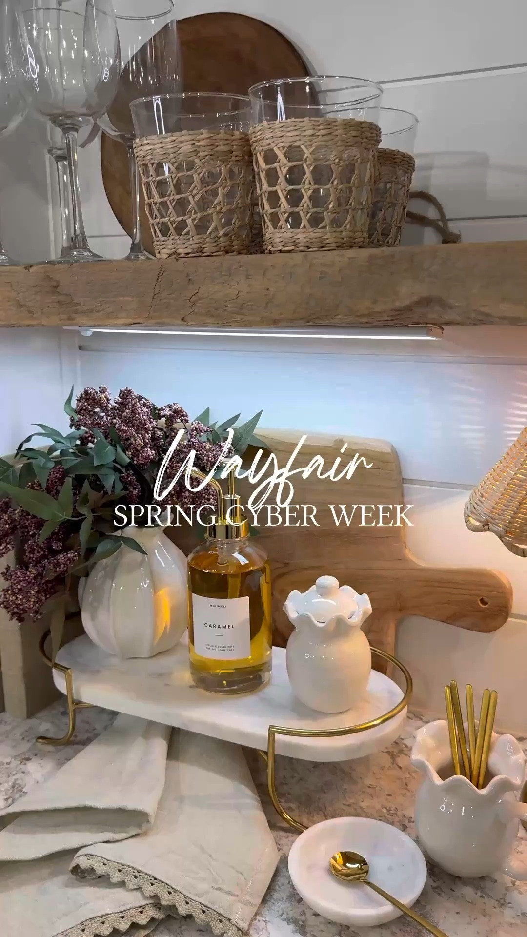 #ad Spring Coffee Bar

@Wayfair’s Spring Cyber Week is here with deals up to 80% off and free shipping sitewide. I styled our lower level coffee bar using some beautiful Wayfair finds including the Keurig K-Elite, decorative trays, sugar and creamer set, glass canister and so much more.  

Now’s the perfect time to refresh your home and grab those pieces you’ve been eyeing while they’re on major sale. Whether you’re styling a coffee bar, updating your kitchen counters, or just adding a few new decorative touches, this is a great opportunity to save on some really beautiful finds.

#wayfairpartner #wayfair #coffeebar #coffeebardecor #coffeestation #coffeestationdecor #kitchencounterdecor #kitchencounterstyling #kitchencanisters #kitchenstorage #glasscanister #traydecor #decorativetray #kitchentray #keurig #homecoffee #kitchenfinds #wayfairfinds #wayfairhome #springdecor #springhome #springrefresh #springstyling #springhomeideas

#LTKHome #LTKSaleAlert