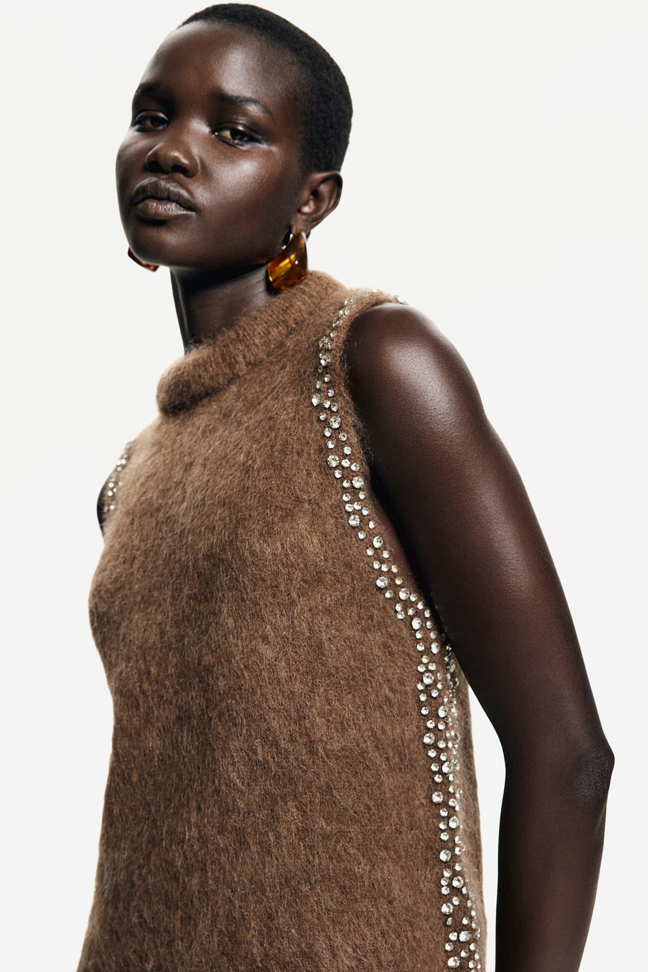 Rhinestone-embellished Top | H&M (US + CA)