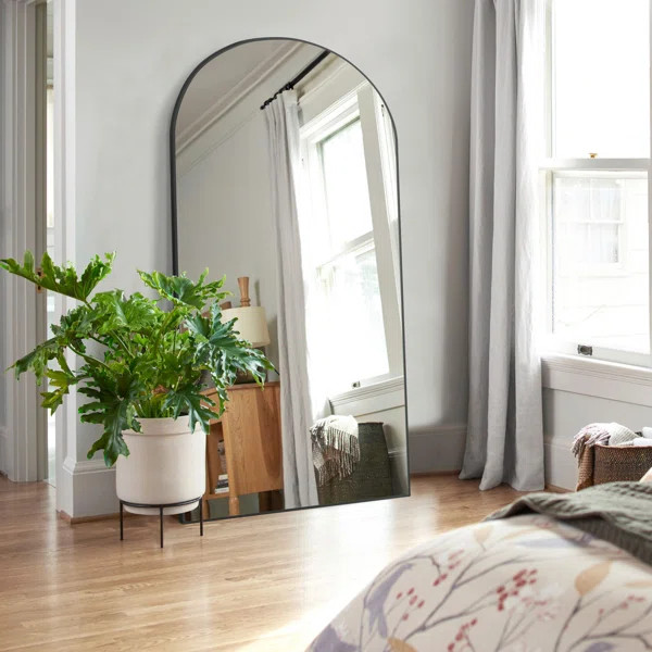 Egbert 71×32inch Oversized Arched Full Length Mirror | Wayfair North America