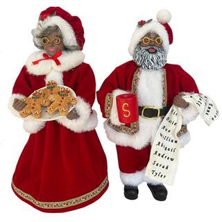 Santa's Workshop 12" Mr. & Mrs. Claus Set By Santasworkshop in Red | Michaels® | Michaels Stores