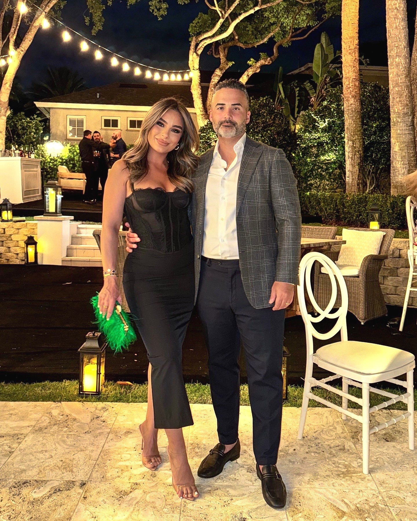 All back skirt and corset with a green bag for a pop of color. 

#LTKFindsUnder50 #LTKStyleTip #LTKParties