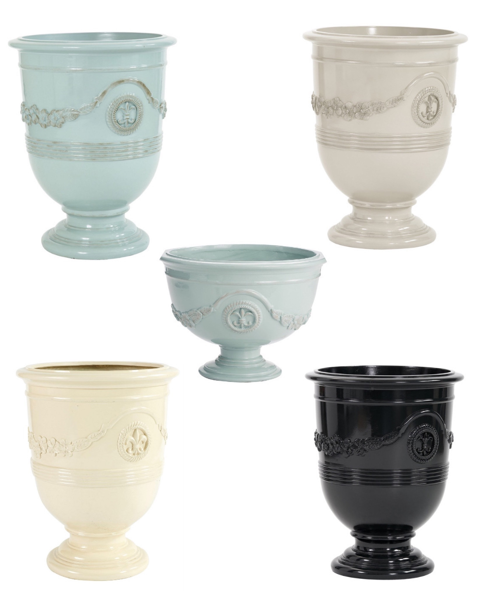 Outdoor planter, urn planter, blue planter pot 

#LTKsalealert #LTKstyletip #LTKhome