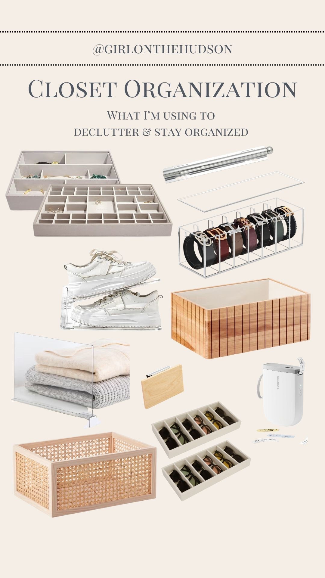 2026 is all about it organization and editing and I’m starting with my closet! Purging, selling and donating. These are the products I’ve ordered to keep my closet organized 🙌🏻

Declutter, closet organization, Amazon home, the container store 

#LTKHome #LTKselfcare #LTKmorningroutine