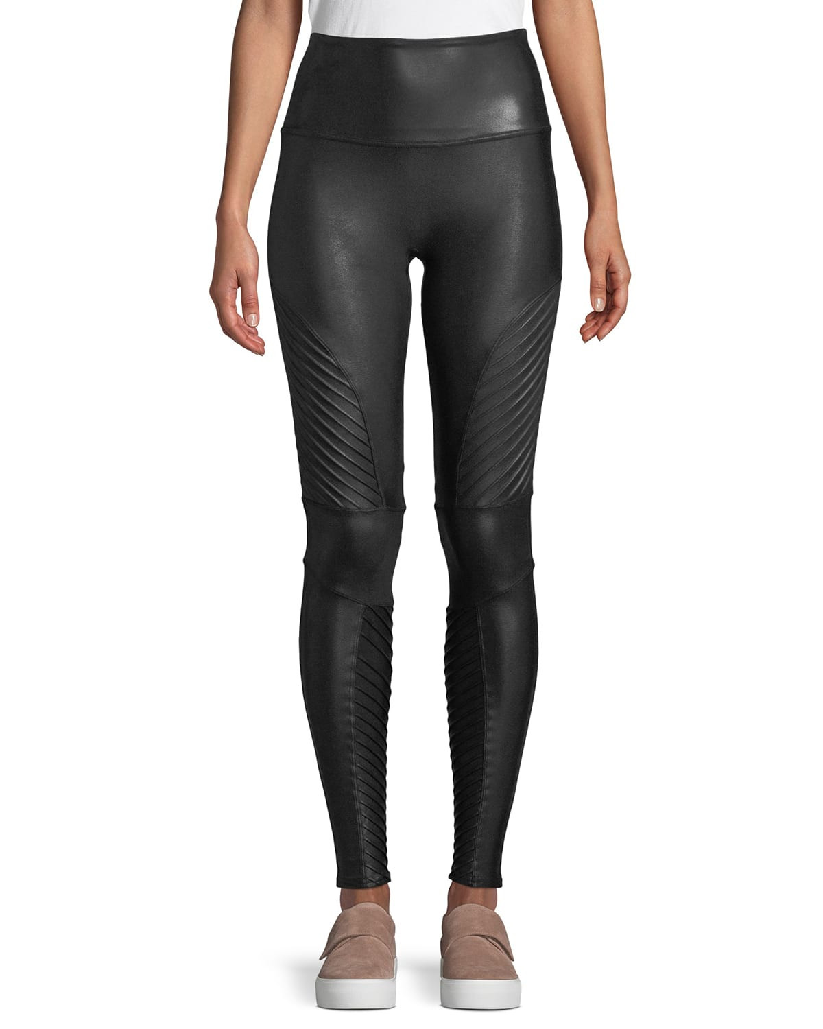 Moto Faux-Leather Leggings | Neiman Marcus