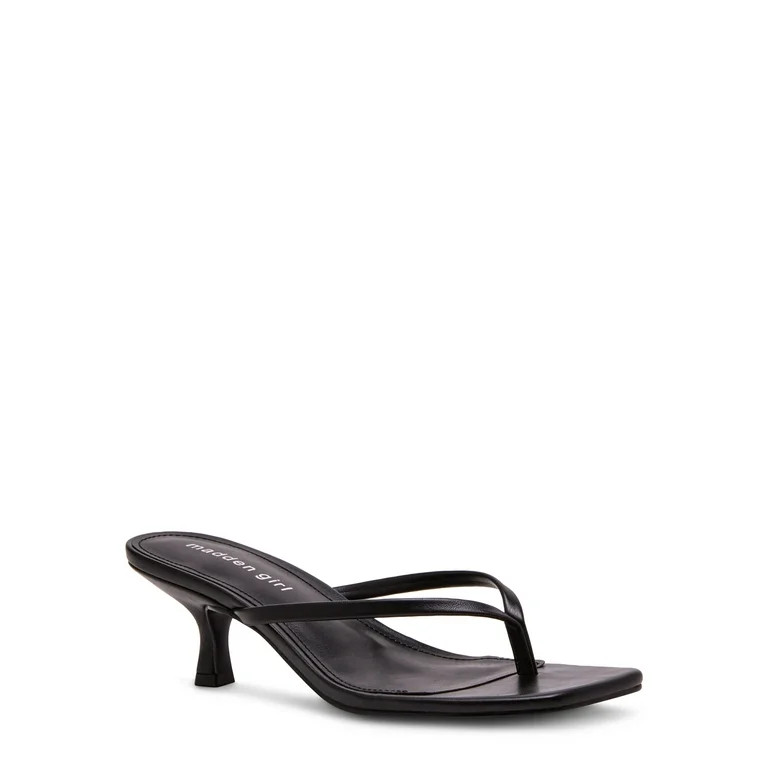 Madden Girl Women's Charlene Thong 2 inch Kitten Heel Sandal | Walmart (US)