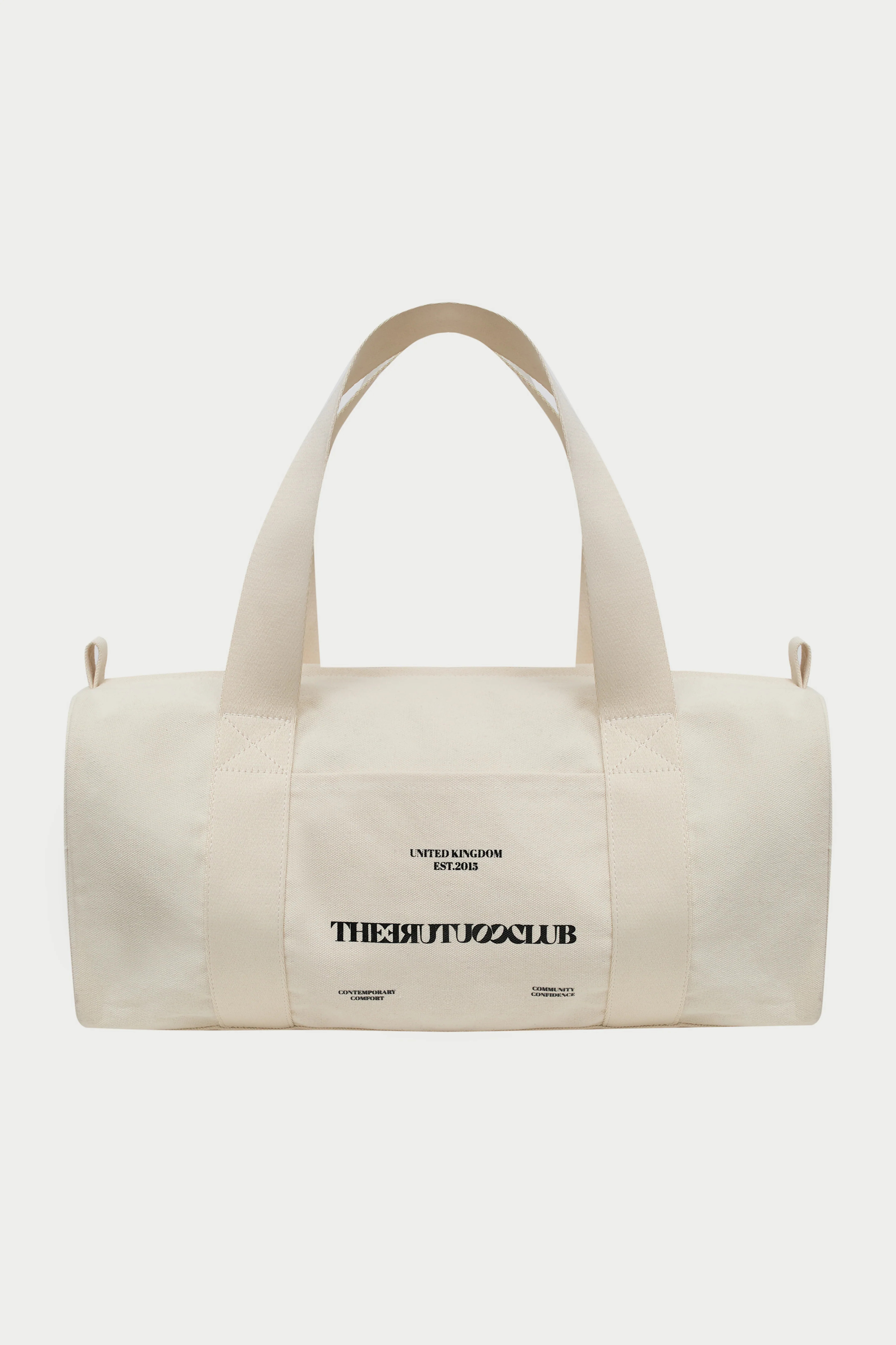 CANVAS EVERYDAY BOWLING BAG - OFF WHITE | The Couture Club