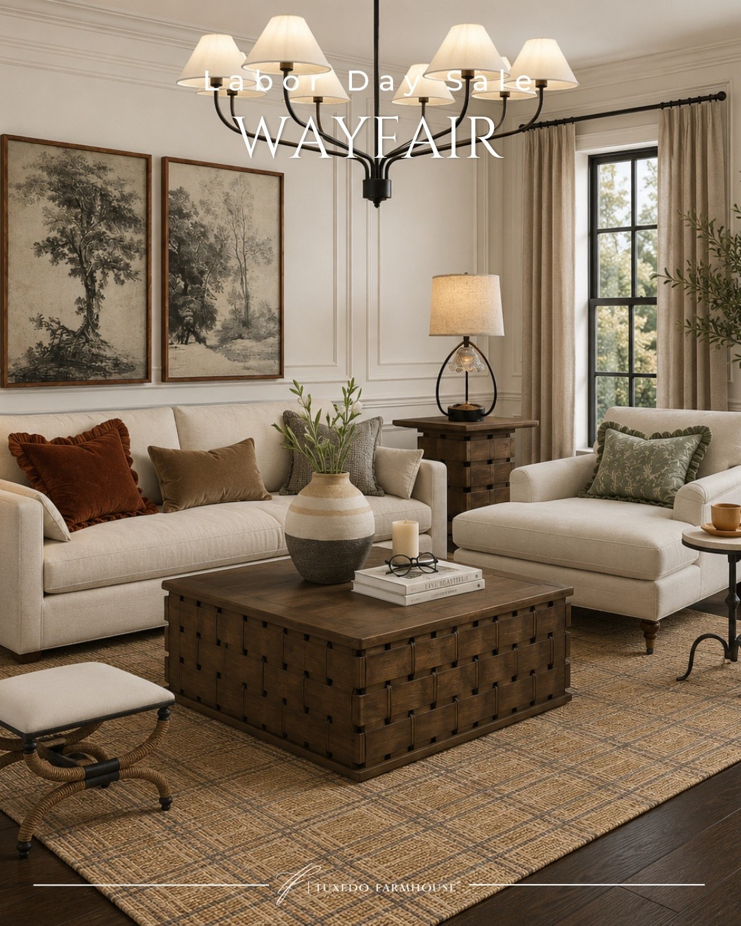 Wayfair’s Labor Day Sale is such a good time to refresh your home! 🤎 I’m loving this mix of warm woods, creamy upholstery, classic artwork and cozy neutral layers. These pieces feel timeless enough to enjoy well beyond the season—and even better when you can grab them on sale!#LTKStyleTip #Wayfair #LaborDaySale #HomeDecor #LivingRoomInspo #NeutralHome

#LTKSaleAlert #LTKHome #LTKSeasonal #LTKHome #LTKSaleAlert