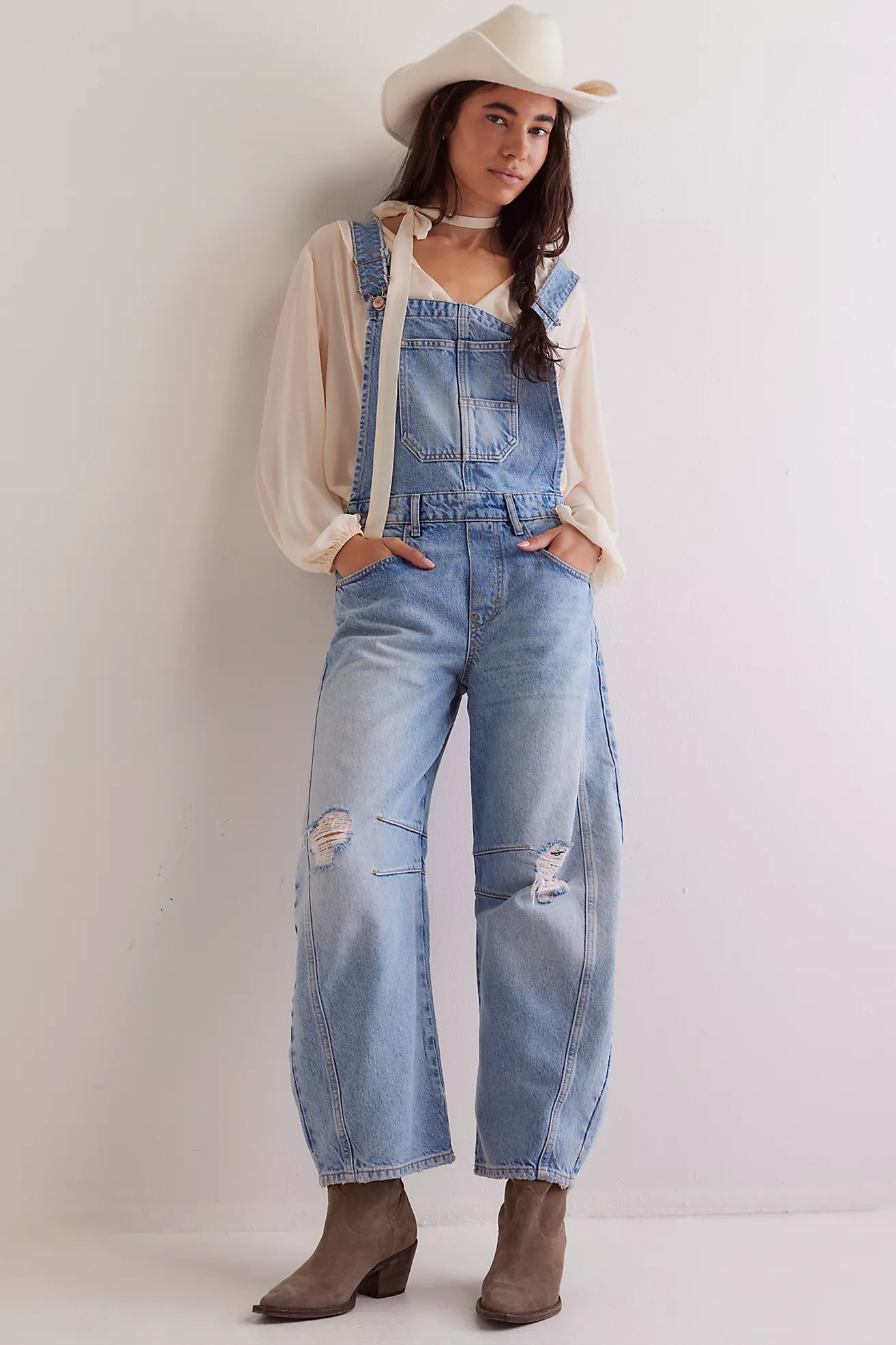We The Free Good Luck Barrel Overalls | Free People (Global - UK&FR Excluded)